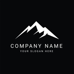 Outdoor Brand Mountain Graphic Icon