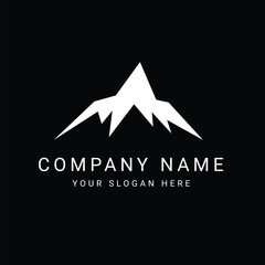 Mountain Logo in a Pristine Mountain Wilderness
