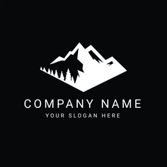 Tranquility of a Wilderness Mountain Logo