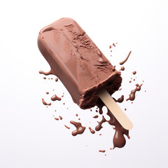 Delicious chocolate sorbet ice cream