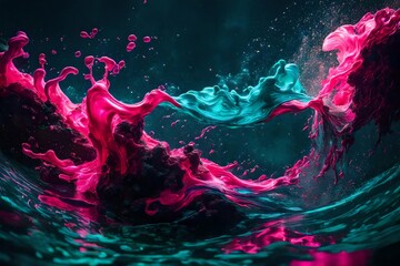 abstract colorful background 4k, 8k, 16k, full ultra HD, high resolution and cinematic photography