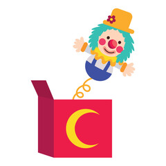 prank box fools day isolated