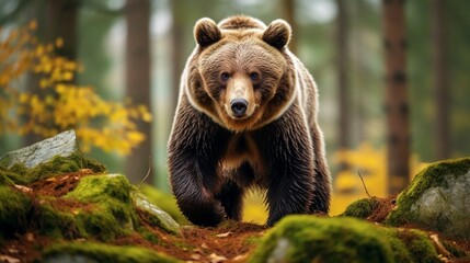 brown bear cub  generated by AI