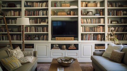 3d render of a living room