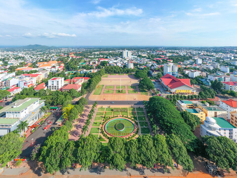 Square Ban Me Thuoc, Dak lak , Viet Nam 