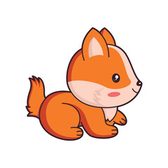 Cute Dog Character Design Illustration