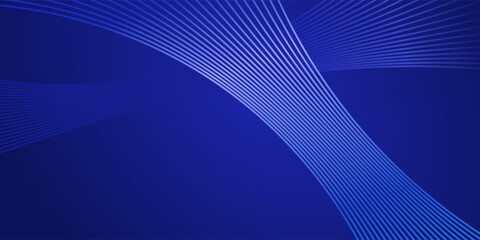 abstract dark blue background with dynamic glowing lines
