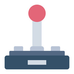 Joystick colorful flat icon