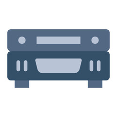 Vhs Player colorful flat icon