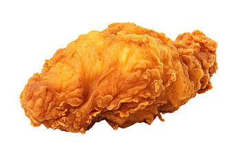 Fried chicken isolated on white background