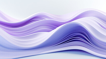 Periwinkle and Lilac Wavy Line Pattern