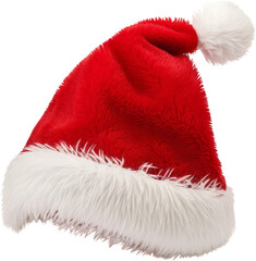 투명한 배경의 산타클로스 모자