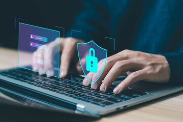 lock mark cybersecurity internet password security
