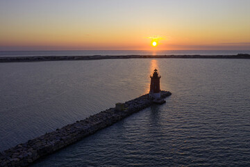Breakwater Lighthouse Sunrise - Lewes, DE © SugarFly Studios
