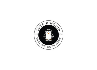 Pinguin vector illustration. Creative animal logo inspiration. can be used as symbols, brand identity, icons, or others.