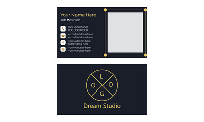 An elegant luxury Modern Creative & Clean business card template.set to print with vector & illustration.