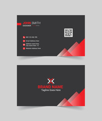 Creative modern clean and simple corporate business card and visiting card template 