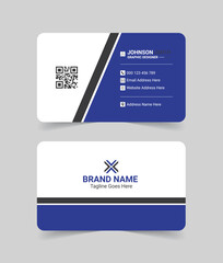 Creative modern clean and simple corporate business card and visiting card template 