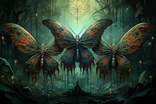 Lunar Moth Guardians - Generative AI