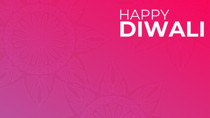 Happy Diwali celebration background. banner design decorated with illuminated oil lamps on background. vector illustration design