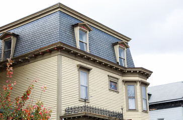 suburban homes, symbolizing the American dream of homeownership. Mortgage rates and interest shape the path to these idyllic residences