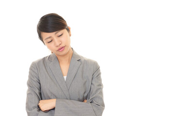 体調不良のビジネスウーマン