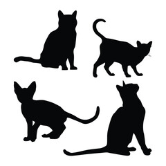 black cat silhouettes