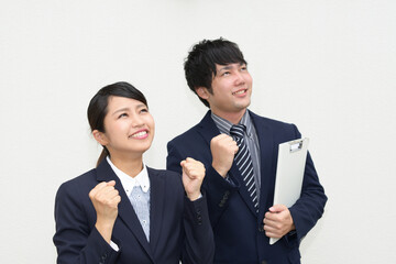 笑顔のビジネスマン