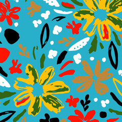  floral abstract pattern suitable for textile and printing needs