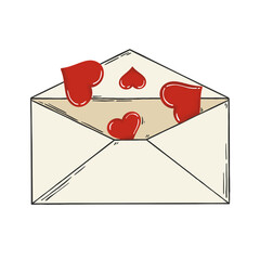 Hearts in Love letter
