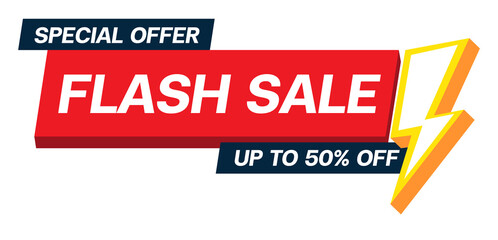 Flash sale promotion banner template design