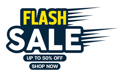 Flash sale promotion banner template design