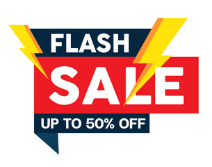 Flash sale promotion banner template design