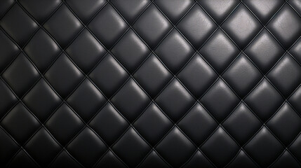 Black Luxury Leather Pattern Background, Black Leather Upholstery Pattern