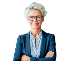 Beautiful gorgeous 50s mid age beautiful elderly senior model woman with grey hair laughing and smiling.