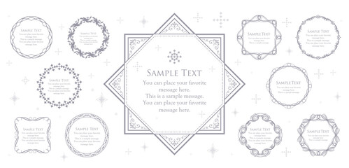 アンティークフレーム素材