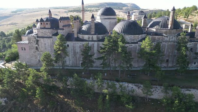 Seyyit Battal Gazi Complex, madrasa, science and soup kitchen sections Eskisehir city/ Turkey