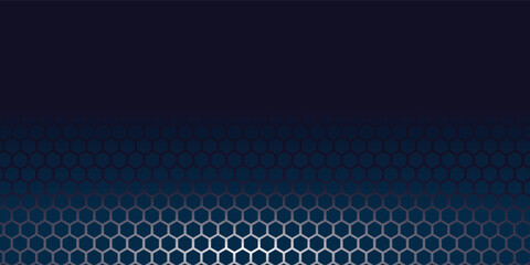 Abstract blue technology hexagonal background