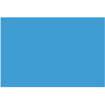 Digital png illustration of blue rectangle with copy space on transparent background