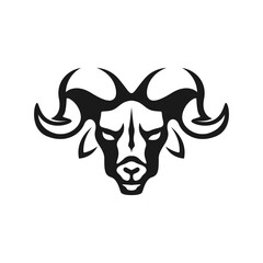 Buffalo logo design concept