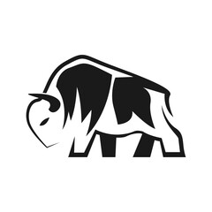 Buffalo logo design concept