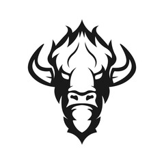 Buffalo logo design concept