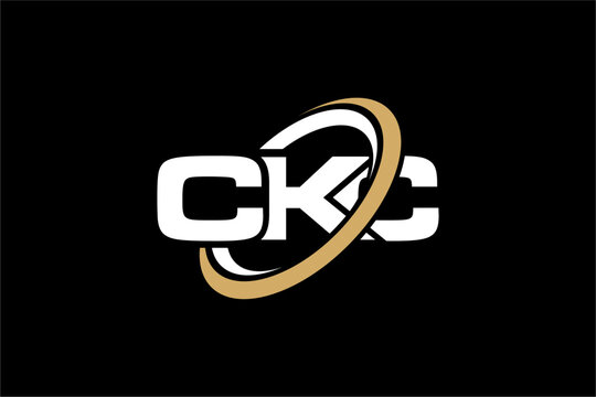 CKC creative letter logo design vector icon illustration