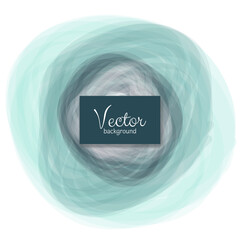 Vector background abstract circles in pastel blue colors