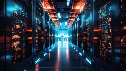 Data center in high operation