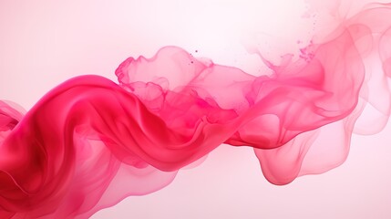 pink flow, blow expansion, blue ink. Abstract background