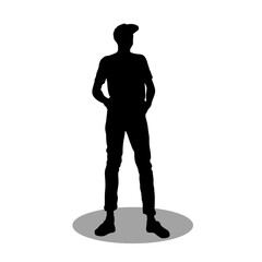 Men silhouette vector