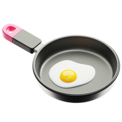 frying pan 3d Icon Design