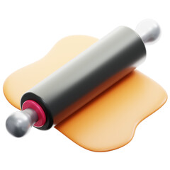 rolling pan 3d Icon Design