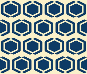 A geometric figure that is a seamless pattern.